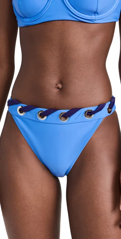 Ramy Brook Luvenia Bikini Bottom In Serene Blue