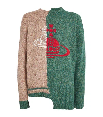 Vivienne Westwood Wool-blend Orb Sweater In Multi