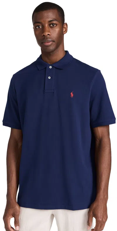 Polo Ralph Lauren Classic Fit Iconic Mesh Polo Newport Navy