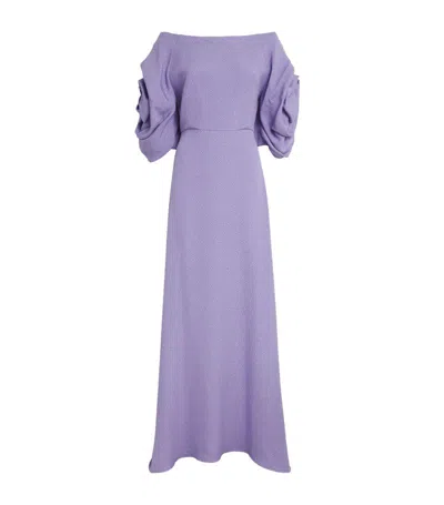 Edeline Lee Aphrodite Gown In Purple