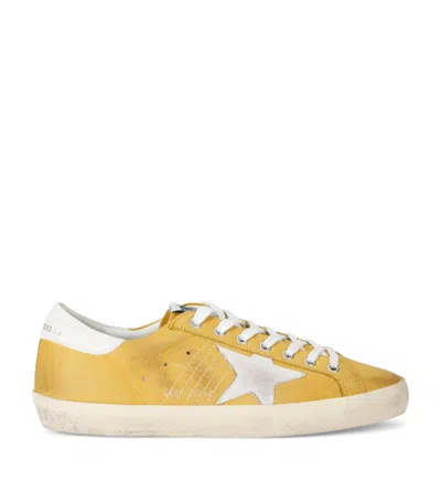 Golden Goose Super-star Trainers In Yellow