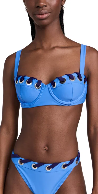 Ramy Brook Ira Underwire Bikini Top In Serene Blue