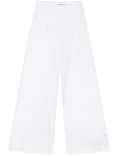 Charo Ruiz Jeret Wide-leg Trousers In White