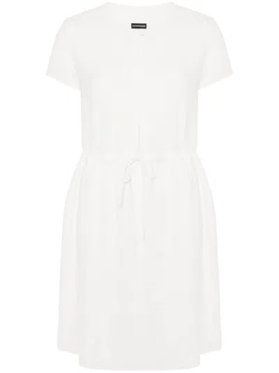 Emporio Armani Short Dress In White
