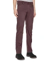 Ag Graduate Straight Fit Twill Jeans In Pinot Noir
