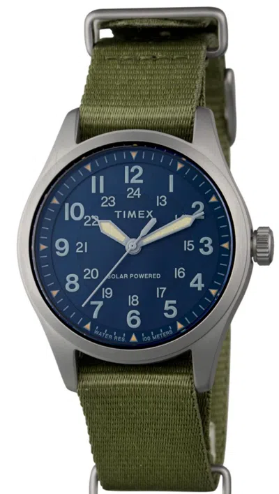 Timex Men's Expedition North 36mm Solar Watch In Blue