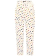 ANNA OCTOBER CROPPED POLKA-DOT TROUSERS