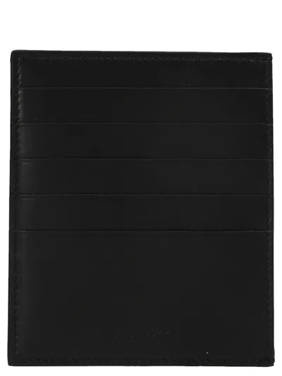 Jil Sander Leather Card Holder In Black