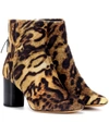 ISABEL MARANT RITZA LEOPARD-PRINTED ANKLE BOOTS,P00269599