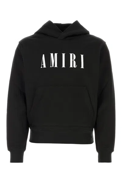 Amiri Man Black Cotton Sweatshirt