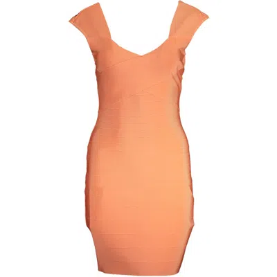 Marciano By Guess Orange Elastane Dress