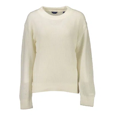 Gant White Wool Sweater In Neutral