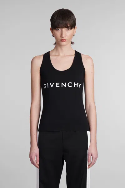 Givenchy Archetype Tank Top In Black Cotton