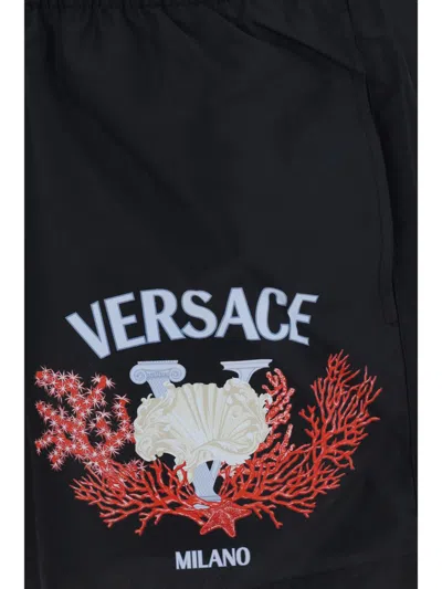 Versace Swimwear In Black