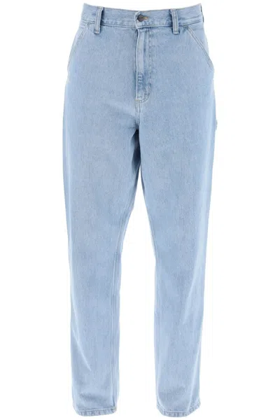 Carhartt Wip Loose Fit Single Knee Jeans In Blue