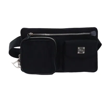 Dior Black Canvas Shoulder Bag ()