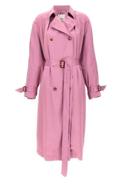 Isabel Marant Edenna Coats, Trench Coats Purple