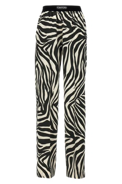 Tom Ford Women Animalier Pants In Multicolor