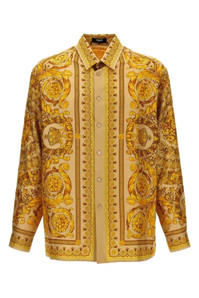 Versace Barocco Shirt, Blouse Multicolor In Multicolour