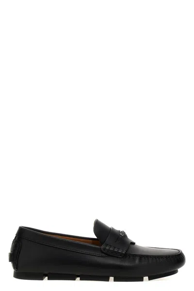 Versace Men 'medusa Biggie' Loafers In Black