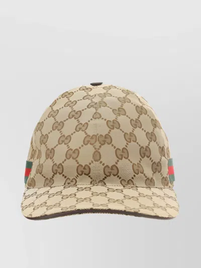 Gucci Baseball Hat In Be Ebo/cocoa/vrv