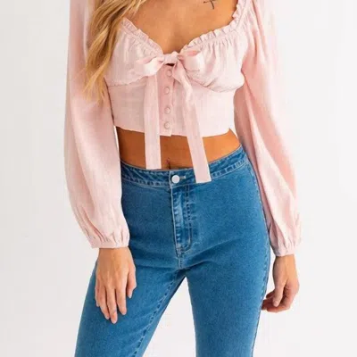Le Lis Baby Blouse In Pink