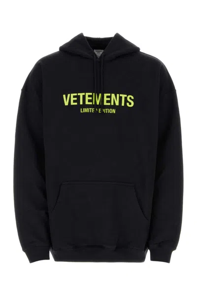 Vetements Sweatshirts In Black