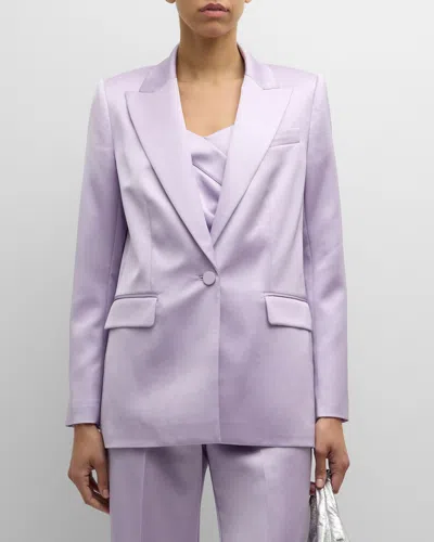Ungaro Two-tone Single-button Jacket In Orchid