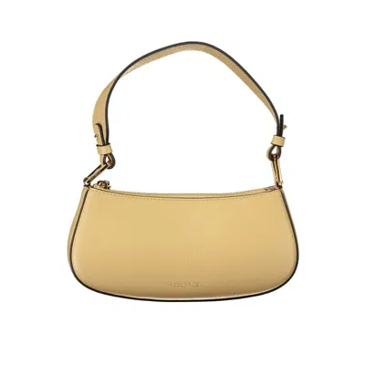 Coccinelle Beige Leather Handbag In Neutral