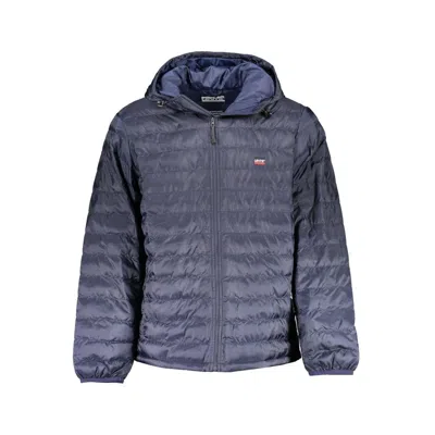 Levi&#039;s Blue Polyester Jacket In Gray