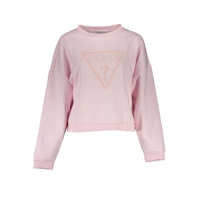 Guess Jeans Pink Cotton Sweater