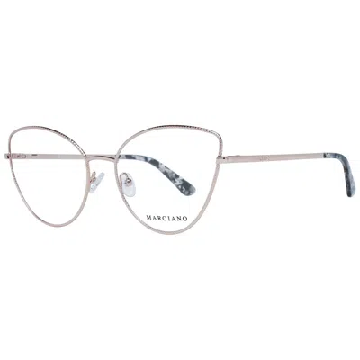 Marciano By Guess Rose Gold Women Optical Frames In Metallic
