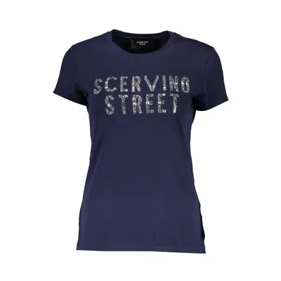 Scervino Street Blue Cotton Tops & T-shirt