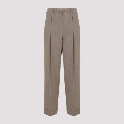 The Row Tor Trousers In Nude & Neutrals