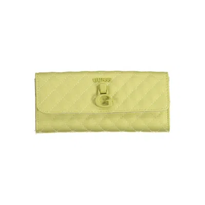 Guess Jeans Yellow Polyethylene Wallet In Gray