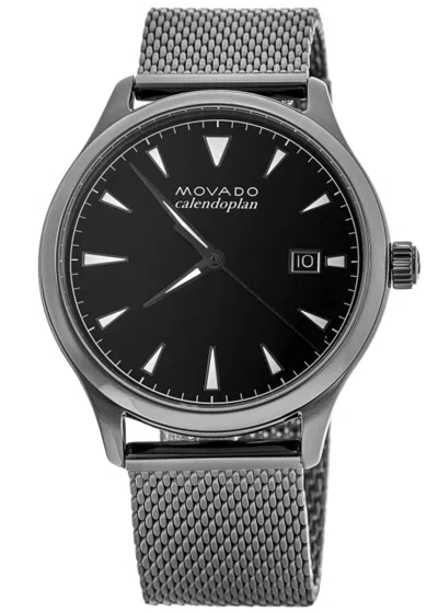 Movado Men's Heritage 40mm Quartz Watch In Black