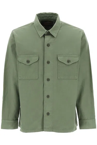 Filson Cotton Saharan Jacket In Green