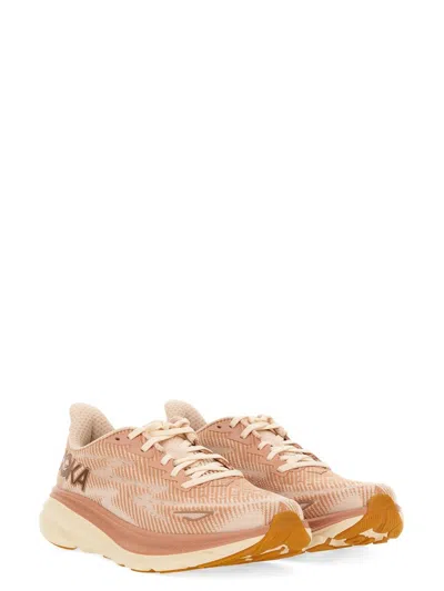 Hoka "m Clifton 9" Sneaker In Pink