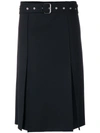 HELMUT LANG belted skirt with slits,H06HW30212355519