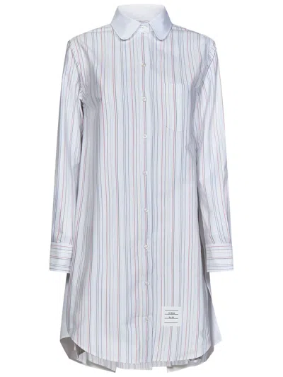 Thom Browne Wool Shirt In Multicolour