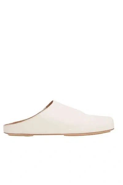Uma Wang Sandal With Square Toe In White
