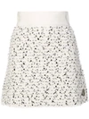 MONCLER SPECKLED MINI SKIRT,29020201351112359191