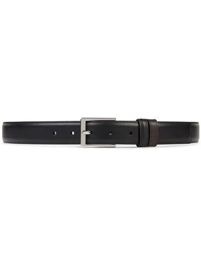 Gucci Reversible Leather Belt In Black