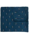 KENZO EYE PRINT SCARF,F758EW640PFH12361840