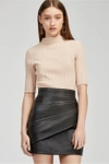 C/MEO COLLECTIVE Lesson Learnt Leather Skirt