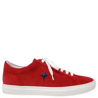 Madison Maison ™ Red Suede Sirius Star Mens Sneaker