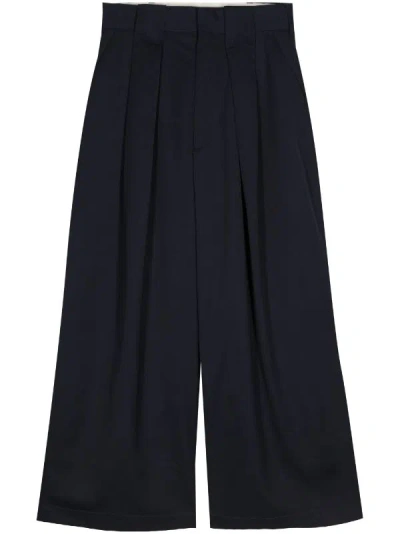 Meryll Rogge Women W/ Waistband Detail Tailored Pants In Navy