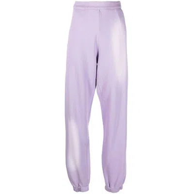 Attico The  Woman Pants Lilac Size 6 Cotton In Purple