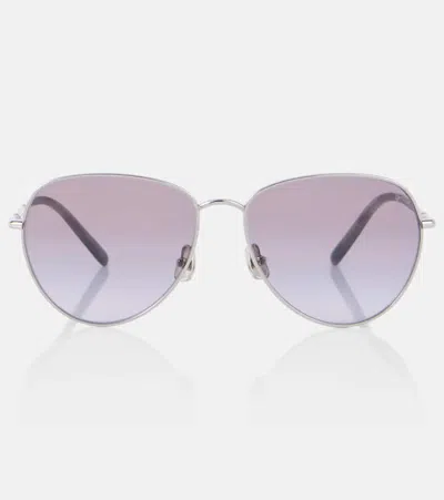 Brunello Cucinelli Aviator Sunglasses In Pink