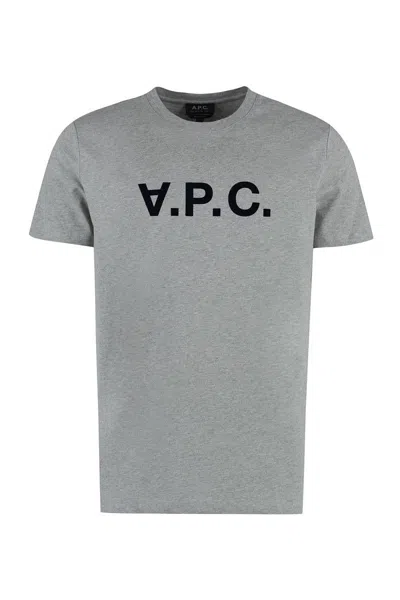 Apc A.p.c. T-shirts & Tops In Gray
